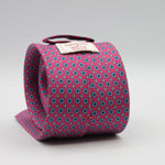 Cruciani &amp; Bella
100% Printed Silk

Self-Tipped
Light red, Light Blue and White Motif Tie&nbsp;
Handmade in Rome, Italy.

8 cm x 150 cm
#9291