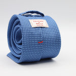 Cruciani &amp; Bella
100% Silk
Printed
Self-Tipped
Blue and Light Blue Motif Tie
Handmade in Rome, Italy.
8 cm x 150 cm
#9434