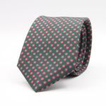 Cruciani &amp; Bella
100% Printed Silk

Self-Tipped
Green, Orange and Light Blue Motif Tie&nbsp;
Handmade in Rome, Italy.

8 cm x 150 cm
#9294