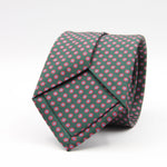 Cruciani &amp; Bella
100% Printed Silk

Self-Tipped
Green, Orange and Light Blue Motif Tie&nbsp;
Handmade in Rome, Italy.

8 cm x 150 cm
#9294