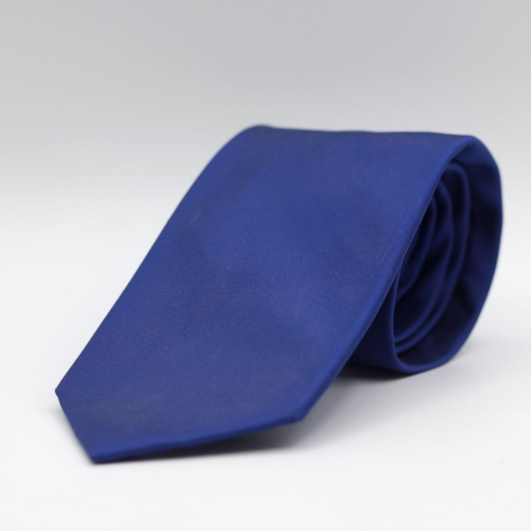 Holliday & Brown - Printed Silk - Electric Blue Plain Tie