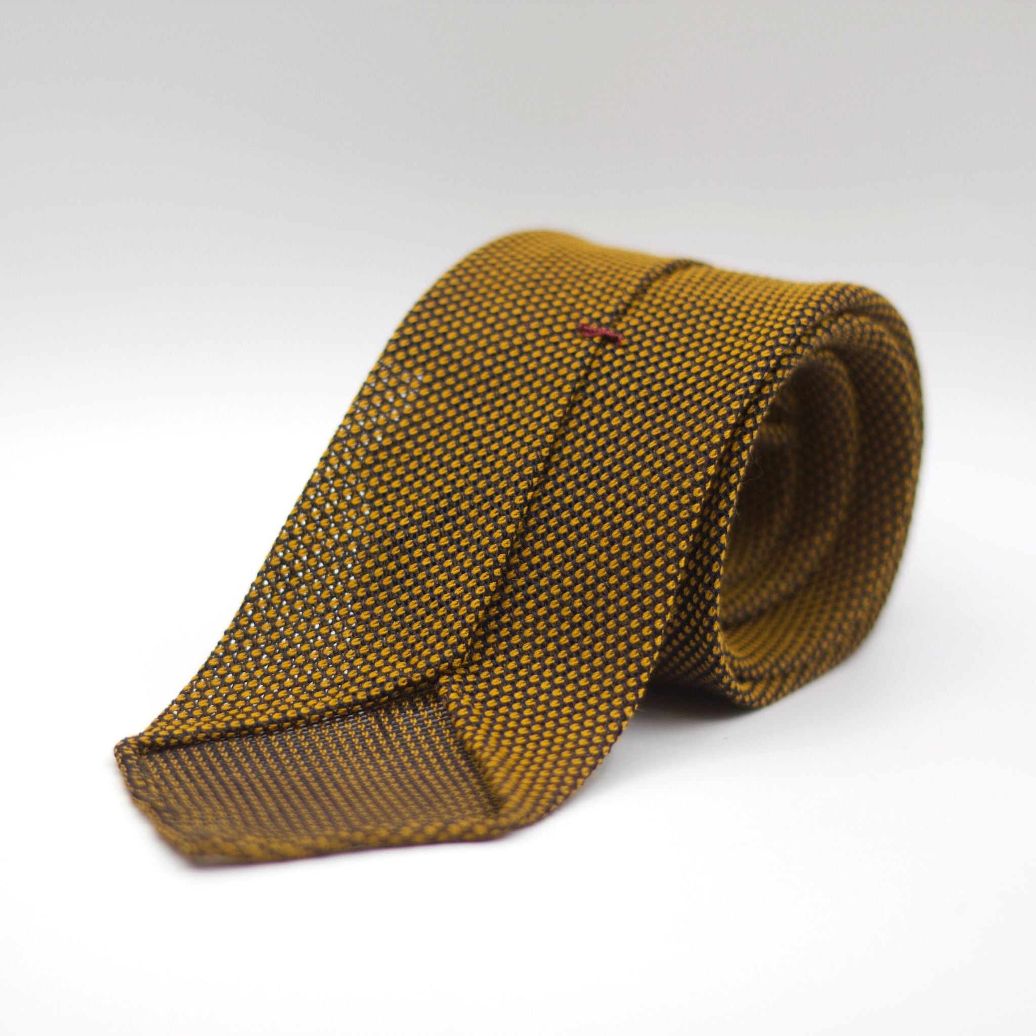 Cruciani & Bella - Silk Garza grossa Unlined - Gold Tie 