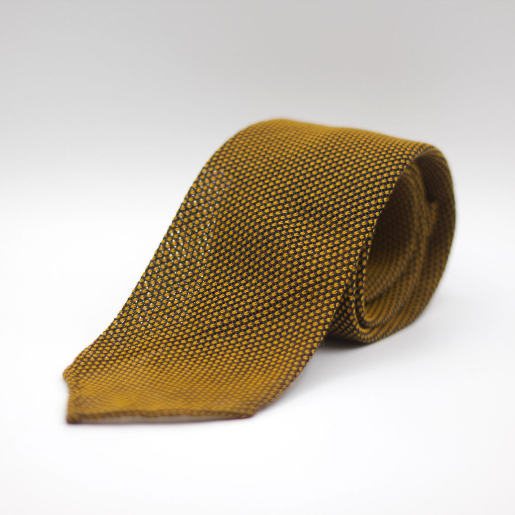 Cruciani & Bella - Silk Garza grossa Unlined - Gold Tie 