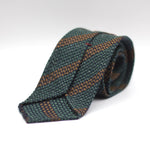 Green and Brown Striped Tie