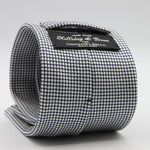 Holliday &amp; Brown for Cruciani &amp; Bella
100%&nbsp;Woven Jacquard Silk
Tipped

Dark Blue and White color motif tie
Handmade in Italy

8 cm x 150 cm
#9346