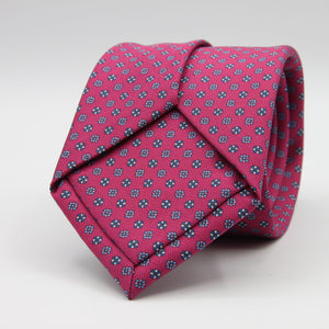 Holliday &amp; Brown for Cruciani &amp; Bella
100% Printed Silk
Self Tipped
Magenta, Blue, Pink, Light Blue and White motif Tie
Handmade in Italy
8 cm x 150 cm
#9364