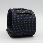 Holliday &amp; Brown for Cruciani &amp; Bella
100% Printed Silk
Self Tipped
Navy Blue, Light Blue and White motif Tie
Handmade in Italy
8 cm x 150 cm
#9365