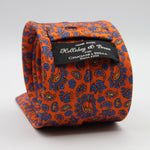 Holliday &amp; Brown for Cruciani &amp; Bella
100% Printed Silk
Self Tipped
Orange, Light Blue and Yellow motif Tie
Handmade in Italy
8 cm x 150 cm
#9368