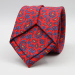 Holliday &amp; Brown for Cruciani &amp; Bella
100% Printed Silk
Self Tipped
Red, Light Blue and Yellow motif Tie
Handmade in Italy
8 cm x 150 cm
#9369