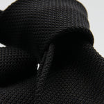 Cruciani &amp; Bella Tie
100% Silk Grenadine garza fina&nbsp;
Tipped

Black &nbsp;tie
Handmade in Italy

8 cm x 150 cm
#9505