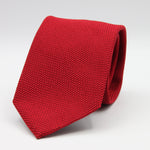 Cruciani &amp; Bella Tie
100% Silk Grenadine garza fina&nbsp;
Tipped

Plain Red tie
Handmade in Italy

8 cm x 150 cm
#9510