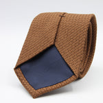 Cruciani &amp; Bella Tie
100% Silk Grenadine Garza Grossa

Tipped
Plain Brown Tobacco Tie
Handmade in Italy
8 cm x 150 cm

#9498
