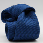 Cruciani &amp; Bella Tie
100% Silk Grenadine Garza Grossa

Unlined
Plain Olympic Blue Tie
Handmade in Italy
8 cm x 150 cm

#8602