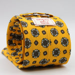Cruciani &amp; Bella Tie
Handmade and Printed in Italy
Unlined
Hand Rolled
Yellow, Brown and WhiteTie
100% Printed Madder Silk
8 X 150 Cm
#9522