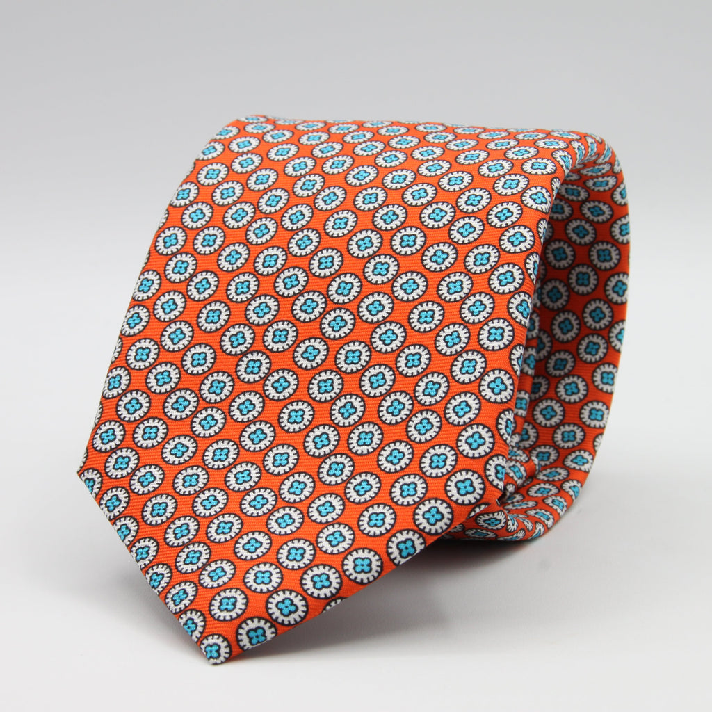 Cruciani &amp; Bella Tie
100%&nbsp; Silk
Printed and Handmade in Italy
Self-Tipped
Light Red, White and Light Sky Blue Tie

8 cm x 150 cm
#9455