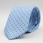 Cruciani &amp; Bella Tie
100%&nbsp; Silk
Printed and Handmade in Italy
Self-Tipped
Sky Blue, Navy Blue, White and Brown Tie

8 cm x 150 cm
#9603