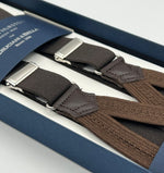 Albert Thurston - Elastic Braces - 25 mm - Brown Plain #6746