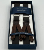 Albert Thurston - Elastic Braces - 25 mm - Brown Plain #6746