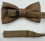 Cruciani & Bella Bow Ties -  100% Wool - Smith Woollens Solaro - Herringbone Solaro #7338