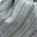 Cruciani &amp; Bella
80% Wool 20% Cashmere
Unlined
Light Blue and Light Brown Tie

Handmade in Italy
9 cm x 148 cm
New Old Stock