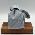 Cruciani &amp; Bella
80% Wool 20% Cashmere
Unlined
Light Blue and Light Brown Tie

Handmade in Italy
9 cm x 148 cm
New Old Stock