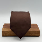 Cruciani &amp; Bella
Old Label
100% Silk&nbsp;
Tipped
Brown Plain Tie
Handmade in Italy
9 cm x 148 cm
New Old Stock