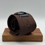 Cruciani &amp; Bella
Old Label
100% Silk&nbsp;
Tipped
Brown Plain Tie
Handmade in Italy
9 cm x 148 cm
New Old Stock