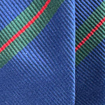 Cruciani &amp; Bella
100% Silk
Tipped
Light Blue, Green and Red Stripes Tie
Handmade in Italy
8 cm x 148 cm
New Old Stock