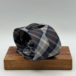 Drake's for Cruciani &amp; Bella
70% Wool 30% Silk
Tipped
Tartan Motif
Green Forest, Light Grey, Red, White, Blue
Handmade in England
8 cm x 148 cm