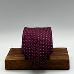 Cruciani &amp; Bella
100% Printed Silk&nbsp;
Tipped
Red, Light Blue and Blue Motif Tie
Handmade in Italy
8 cm x 148 cm
New Old Stock