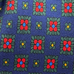 Cruciani &amp; Bella
100% Printed Silk&nbsp;
Tipped
Blue, Green and Light Blue&nbsp; Motif Tie
Handmade in Italy
8 cm x 148 cm
New Old Stock