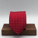 Cruciani &amp; Bella
100% Printed Silk&nbsp;
Tipped
Red, Blue and White Motif Tie
Handmade in Italy
8 cm x 148 cm
New Old Stock