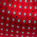 Cruciani &amp; Bella
100% Printed Silk&nbsp;
Tipped
Red, Blue and White Motif Tie
Handmade in Italy
8 cm x 148 cm
New Old Stock