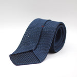 Cruciani & Bella - Silk Garza grossa Unlined - Indigo Blue Tie