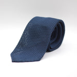 Cruciani & Bella - Silk Garza grossa Unlined - Indigo Blue Tie