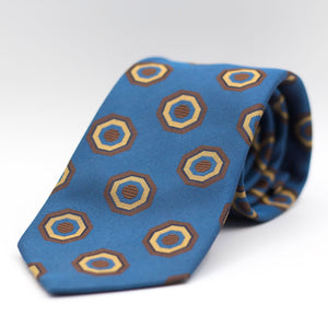 Light Blue, Brown, Beige  and Navy Tie