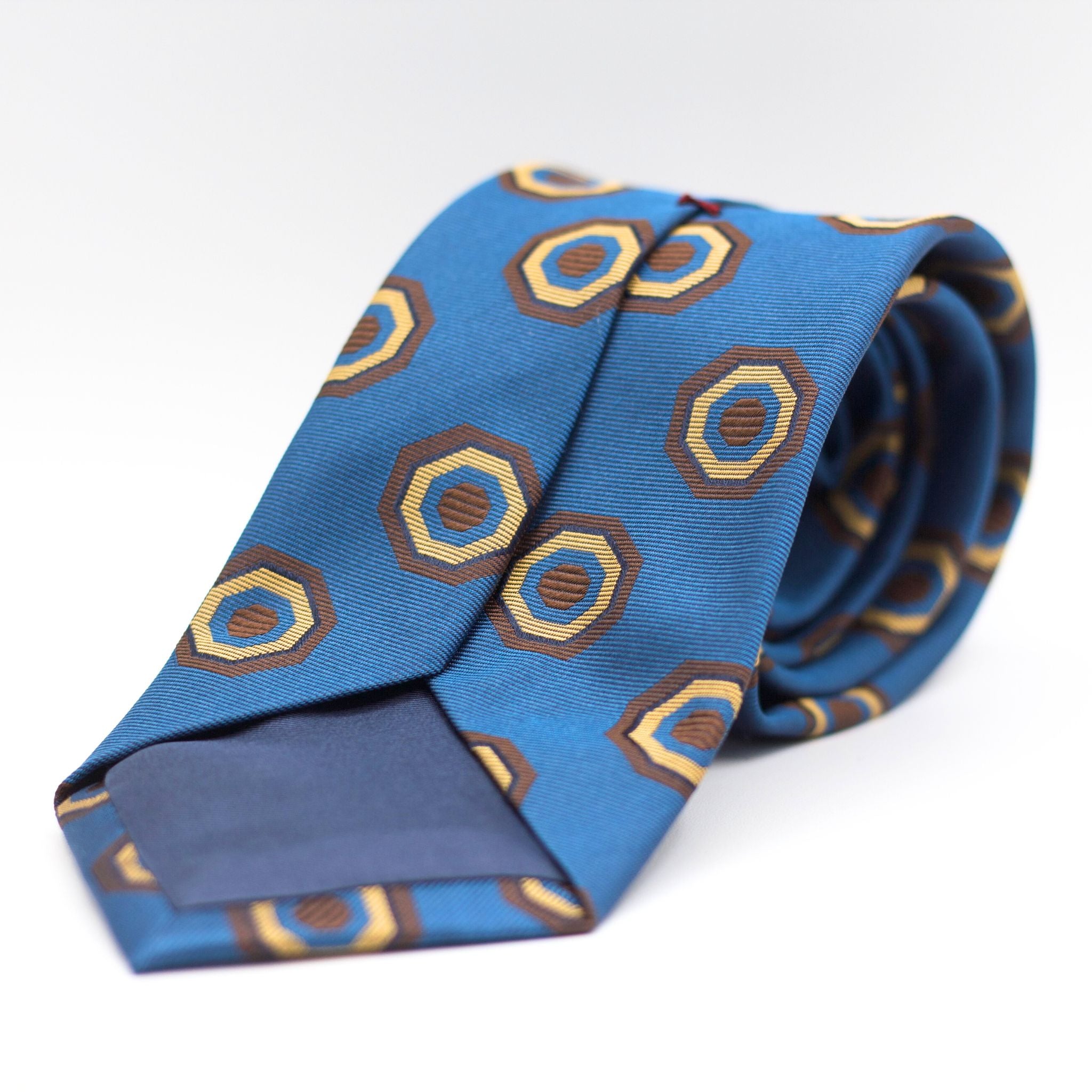 Light Blue, Brown, Beige  and Navy Tie