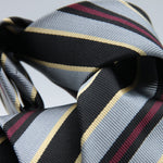 Cruciani & Bella - Woven Silk  - "London Scottish" Tipped Regimental Tie #2523
