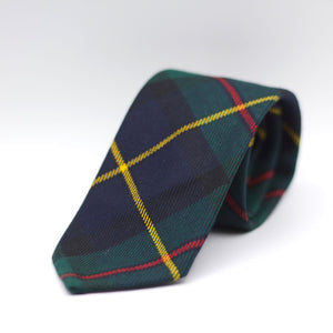 Cruciani & Bella 100% Italian Woven Wool Tartan Unlined Hand rolled blades MacLeod of Harris Modern Tartan Tie Handmade in Italy 8 cm x 150 cm