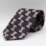 Navy, Brown and Beige Tie