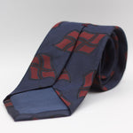 Navy, Red Motifs Tie