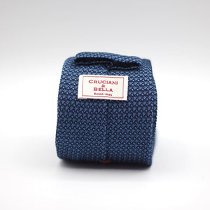 Cruciani & Bella - Silk Garza grossa Unlined - Olympic Blue Tie