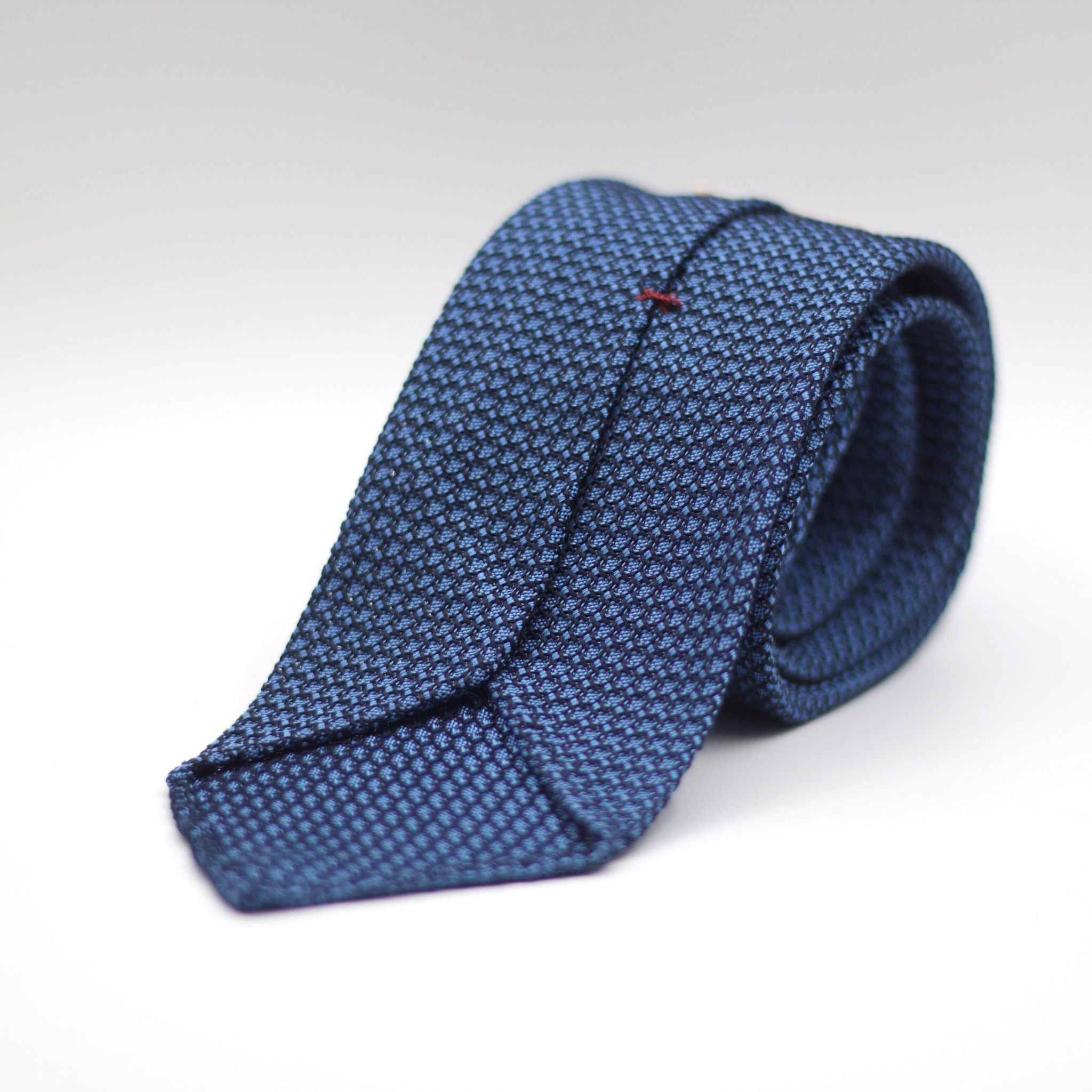 Cruciani & Bella - Silk Garza grossa Unlined - Olympic Blue Tie