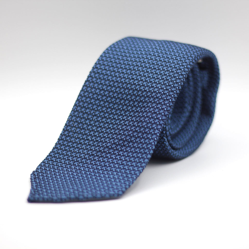 Cruciani & Bella - Silk Garza grossa Unlined - Olympic Blue Tie