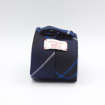 Cruciani & Bella 100% Italian Woven Wool Tartan Unlined Hand rolled blades Patriot  Modern Tartan Tie Handmade in Italy 8 cm x 150 cm