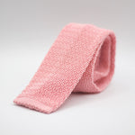 Cruciani & Bella - Knitted Silk - Pink Solid Tie