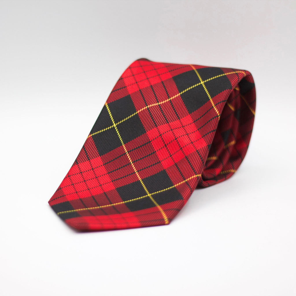Red, Black and Yellow Tartan Tie