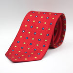 Cruciani & Bella - Silk - Red, Blue, and Yellow Tie