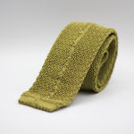 Cruciani & Bella - Knitted Silk - Sage Green Solid Tie