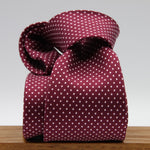 Cruciani &amp; Bella
100% Silk
Printed
Self-Tipped
Burgundy, White Pin Dots Tie
Handmade in Rome, Italy.
8 cm x 150 cm
#7802